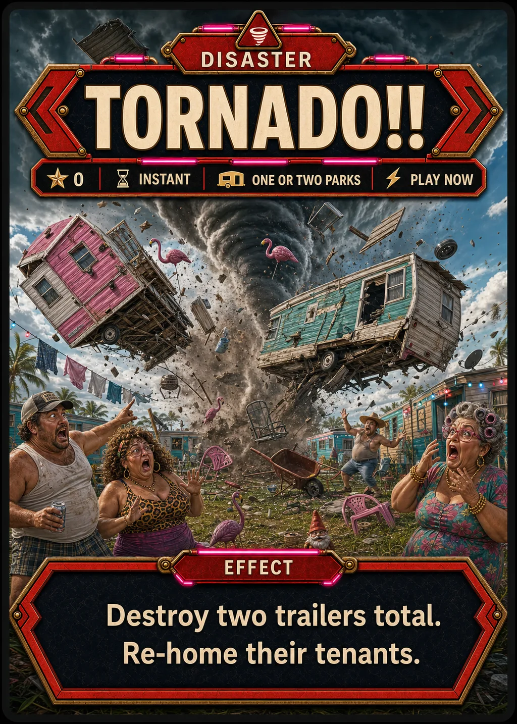 Tornado Natural Disaster card