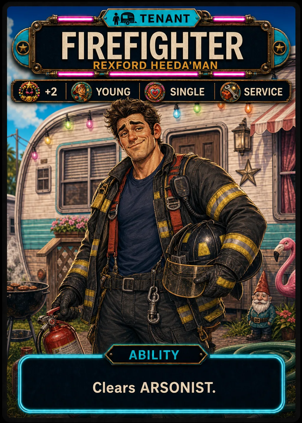 Firefighter Tenant card