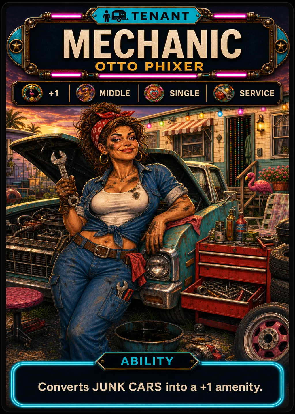 Mechanic Tenant card